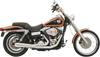 BASSANI XHAUST Road Rage Chrome Exhaust for Harley FXD 2006-2017, Part 13112J