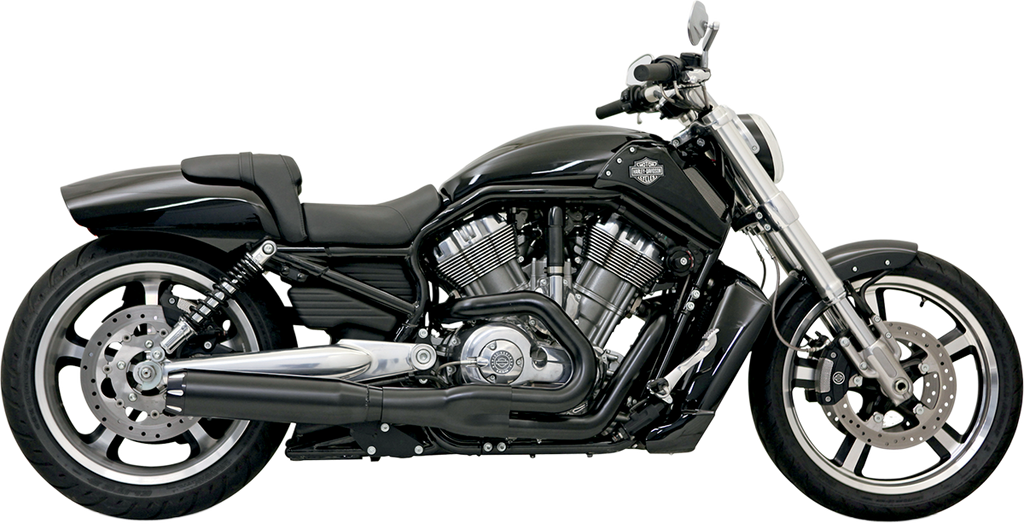 Bassani Xhaust B1 2:1 Exhaust System with Black Finish - Model 1V38RB