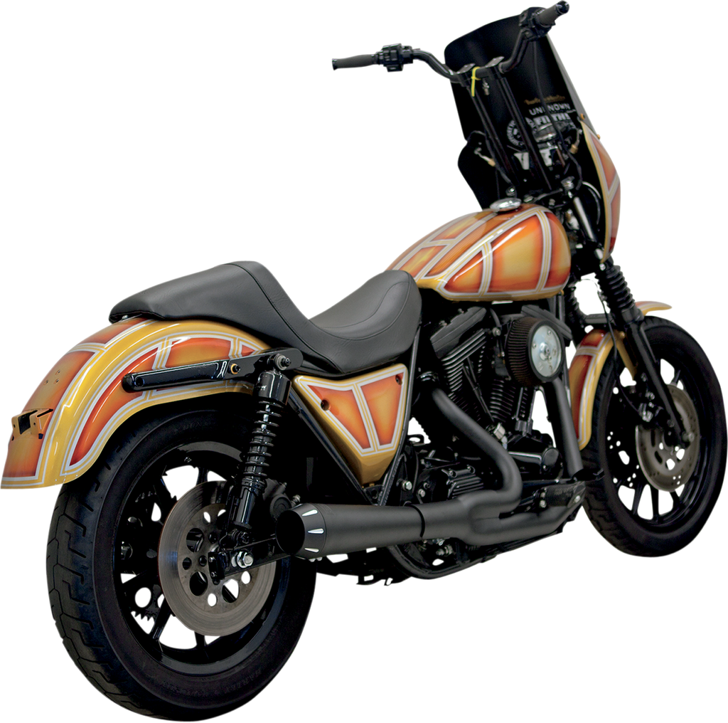 BASSANI XHAUST Road Rage 2:1 Exhaust for Harley Davidson with Part Number 1FXR2B