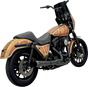 BASSANI XHAUST Road Rage 2:1 Exhaust for Harley Davidson with Part Number 1FXR2B