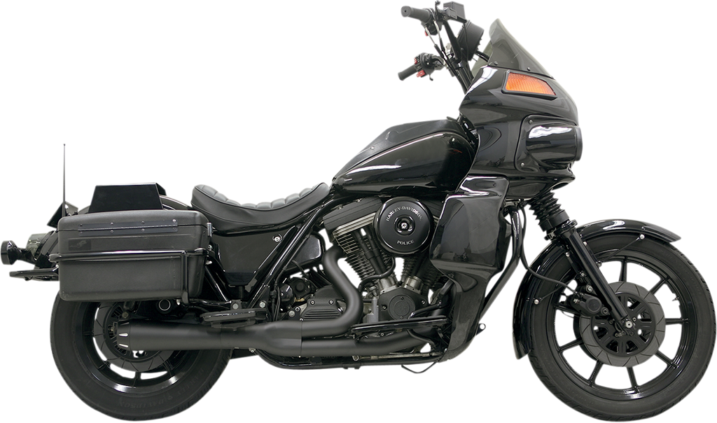 Bassani Xhaust Road Rage 2:1 Black Exhaust System for FXR, Part Number 1FXRFB