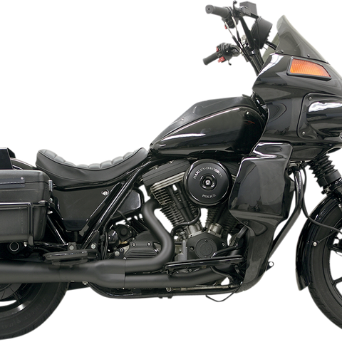 Bassani Xhaust Road Rage 2:1 Black Exhaust System for FXR, Part Number 1FXRFB