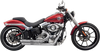 BASSANI XHAUST Pro Street Exhaust System - Chrome for 1S33D