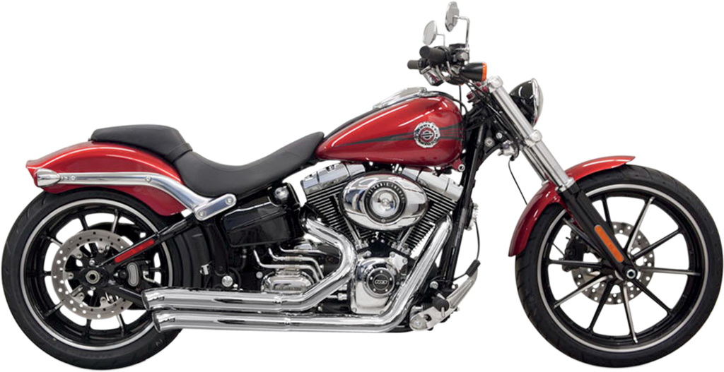 BASSANI XHAUST Pro Street Exhaust System - Chrome for 1S33D