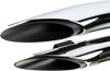 BASSANI XHAUST Sweeper Exhaust - Black/Chrome 1SD2F