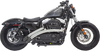 BASSANI XHAUST Radial Sweepers Exhaust System for Harley XL 1X2FC in Chrome