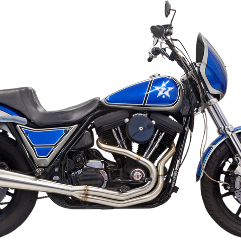 BASSANI XHAUST Road Rage 3 Exhaust System – Stainless Steel 1FXRSS