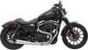 BASSANI XHAUST Road Rage 3 Exhaust for Harley-Davidson XL 2004-2020, Part Number 1X52SS