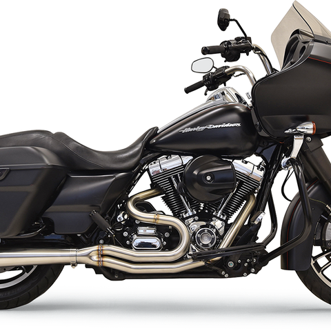 Bassani Xhaust 1F12SS 2:1 Stainless Steel Exhaust System with Megaphone Design