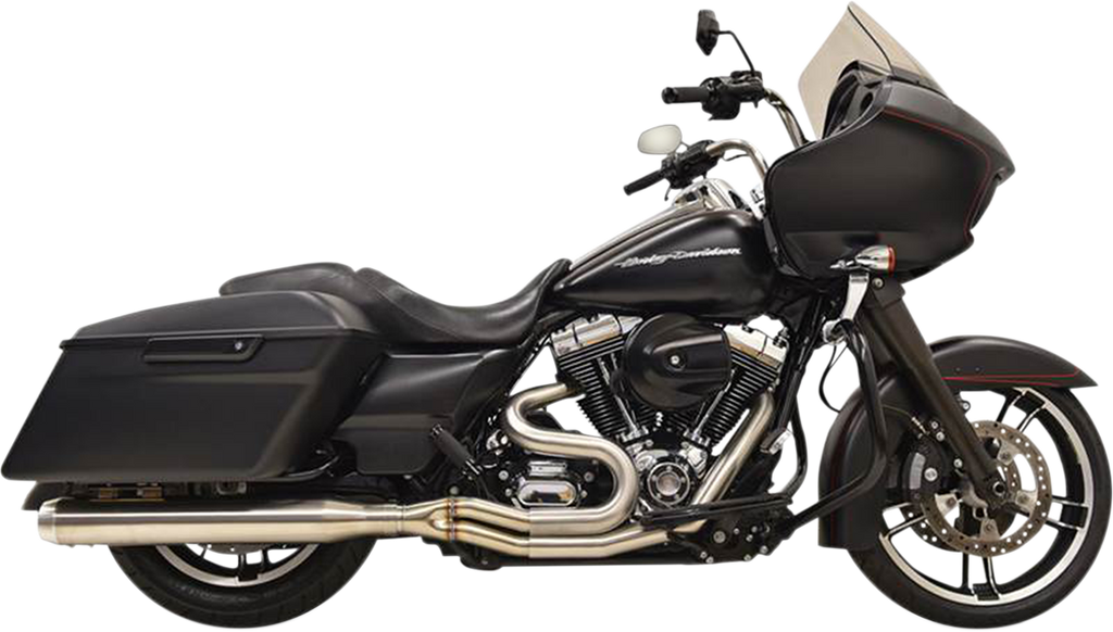 Bassani Xhaust 1F18SS 2:1 Stainless Steel Straight Can Exhaust System for Motorcycles