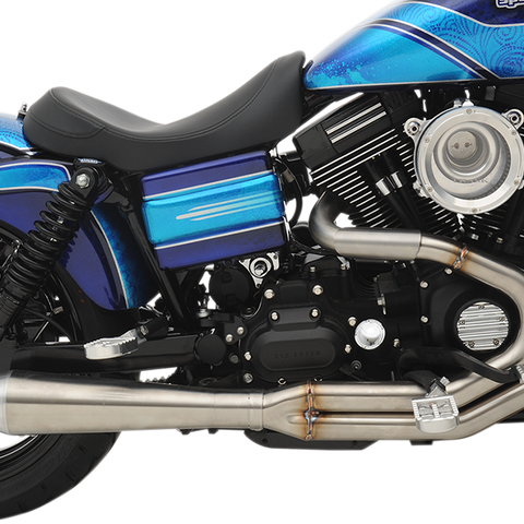 BASSANI XHAUST Road Rage 3 Exhaust for Harley-Davidson Dyna '91-'17, Stainless Steel Model 1D1SS