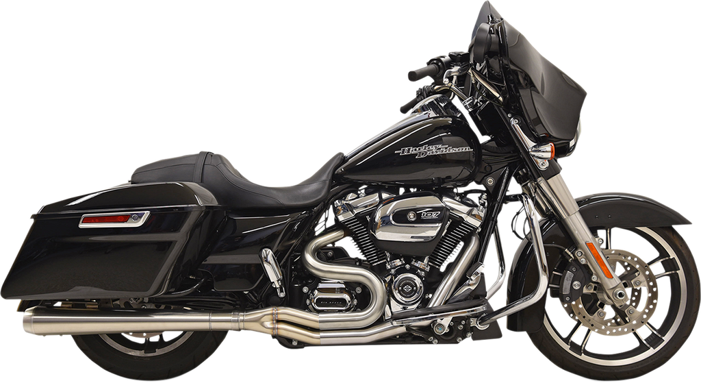 BASSANI XHAUST 2:1 Exhaust System with Stainless Steel Megaphone - Part 1F21SS