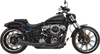 BASSANI XHAUST 2:1 Exhaust System for Motorcycles - Black 1S62RB