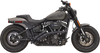 BASSANI XHAUST Sweeper Exhaust System Black/Black 1S22FB for Optimal Performance