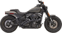 BASSANI XHAUST Sweeper Exhaust System Black/Black 1S22FB for Optimal Performance