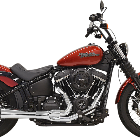 BASSANI XHAUST 2-into-1 Road Rage Exhaust System with Chrome Finish - Part Number 1S72R
