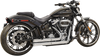 Bassani Xhaust Pro Street Chrome Exhaust for Harley-Davidson Softail, Part 1S34D