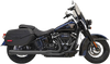 BASSANI XHAUST 2-into-1 Road Rage Exhaust System - Black (Part Number 1S91RB)