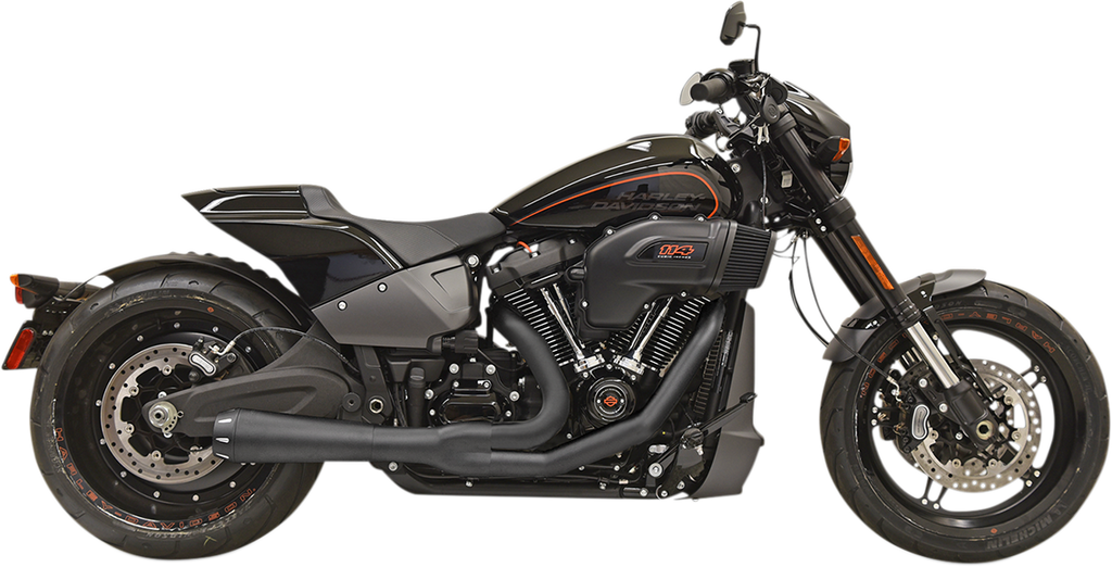 BASSANI XHAUST 2-into-1 Road Rage Exhaust System - Black 1S94RB for Maximum Performance