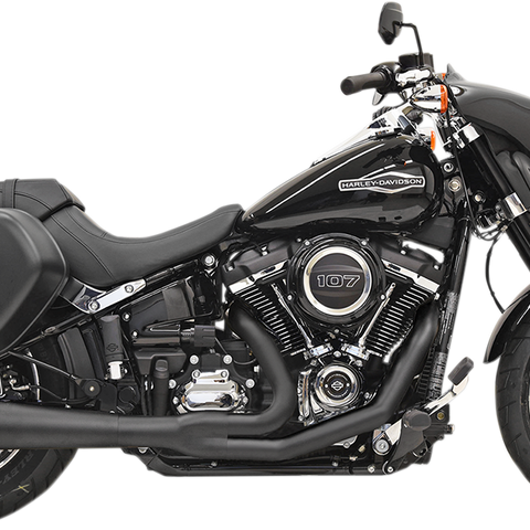 BASSANI XHAUST 2-into-1 Road Rage Exhaust System - Black 1S81RB
