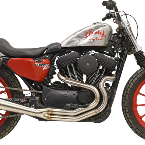 BASSANI XHAUST Road Rage 3 High Output Exhaust 1X62SS for Harley Sportster 1200 and Up