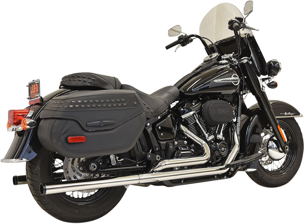 BASSANI XHAUST Dual Exhaust with Straight Mufflers 1S96P for Enhanced Low-End Torque and Deep Exhaust Sound