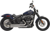 BASSANI XHAUST Pro Street Exhaust Chrome 1S35D for Enhanced Low-End Torque and Deep Exhaust Sound
