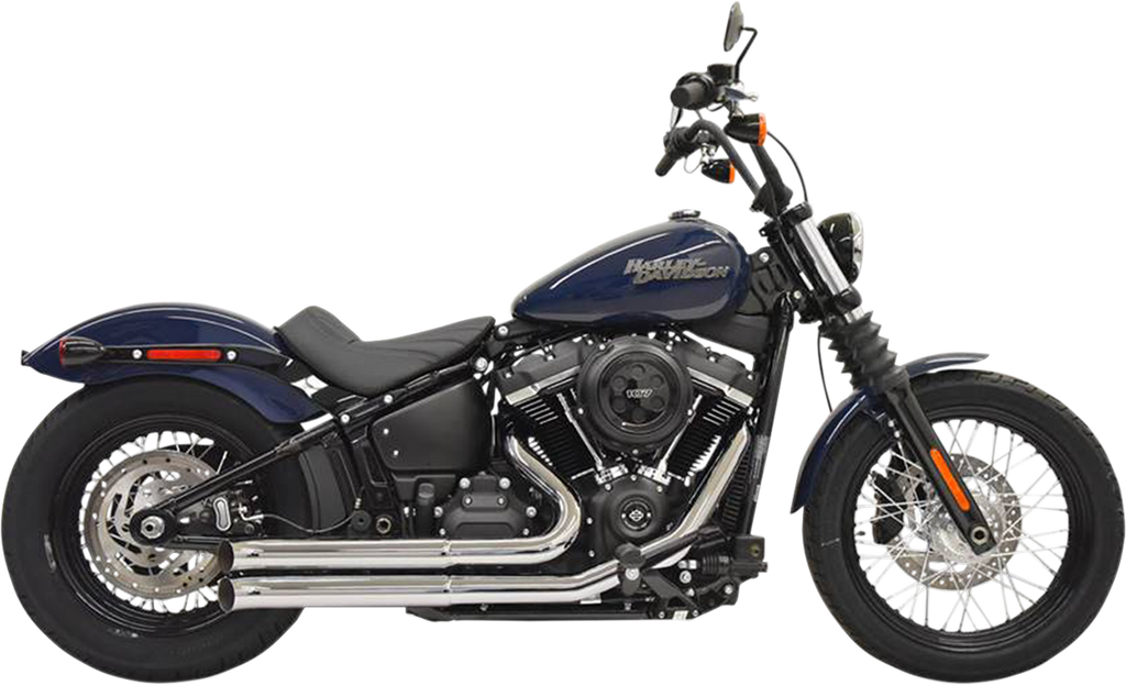 BASSANI XHAUST Pro Street Exhaust Chrome 1S35D for Enhanced Low-End Torque and Deep Exhaust Sound