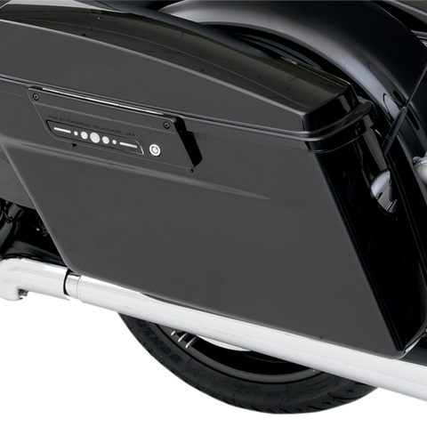 BASSANI XHAUST Megaphone Mufflers for Chrome and Polished Finish - Tapered Design with Performance Baffle FLH-517L