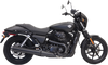 BASSANI XHAUST 4-Inch Black Muffler for Harley-Davidson XG500/XG750 - Part 1587LRB