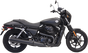 BASSANI XHAUST 4-Inch Black Muffler for Harley-Davidson XG500/XG750 - Part 1587LRB