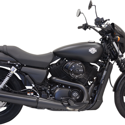 BASSANI XHAUST 4-Inch Black Muffler for Harley-Davidson XG500/XG750 - Part 1587LRB