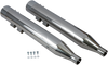 Bassani Exhaust DNT Straight Can Mufflers for '95-'16 Harley FL Models – Chrome, Part Number 1F7DNT6