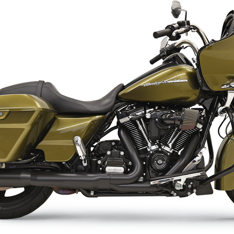 Bassani Xhaust DNT Straight Can Mufflers for FL – Black, Part Number 1F72DNT5B