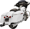 BASSANI XHAUST DNT Straight Can Mufflers for FL - Chrome (Part Number 1F72DNT6)