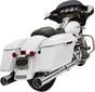 BASSANI XHAUST DNT Straight Can Mufflers for FL - Chrome (Part Number 1F72DNT6)