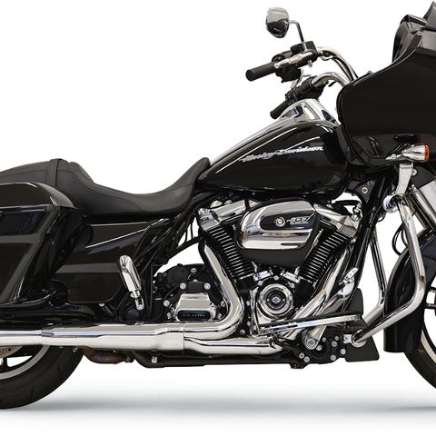 BASSANI XHAUST DNT Megaphone Muffler - Chrome and Black Finish, Part 1F572DNT5