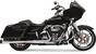BASSANI XHAUST DNT Megaphone Muffler - Chrome/Chrome (Part #1F572DNT6)
