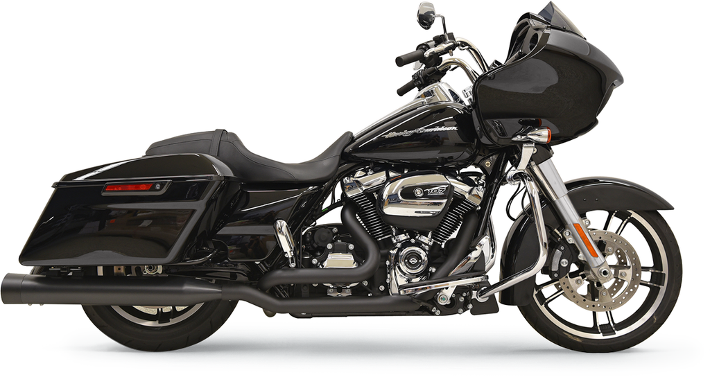 BASSANI XHAUST True-Dual Down Under Headpipes for M8 - Black, Part #11525A