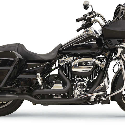 BASSANI XHAUST True-Dual Down Under Headpipes for M8 - Black, Part #11525A