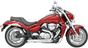 Bassani Xhaust Pro Street Turn-Out Exhaust System, Chrome, Suzuki M109R, SM9-3TO