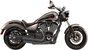 BASSANI XHAUST Pro-Street Exhaust Black - Turnout 6V23DB
