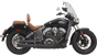 Bassani Xhaust 2:1 Black Short Exhaust System for Scout, Part Number 8S12JB