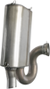Bassani Xhaust 6S17 Performance Slip-On Muffler for Polaris Slingshot, Stainless Steel
