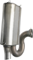Bassani Xhaust 6S17 Performance Slip-On Muffler for Polaris Slingshot, Stainless Steel