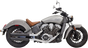 BASSANI XHAUST 8S27BSB Slip-On Mufflers with Billet End Caps, Black