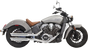 BASSANI XHAUST 8S27SC Slip-On Mufflers with Billet End Caps, 3-Inch Chrome