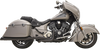 Bassani Xhaust True Dual Exhaust System - Black, 8C16BSB