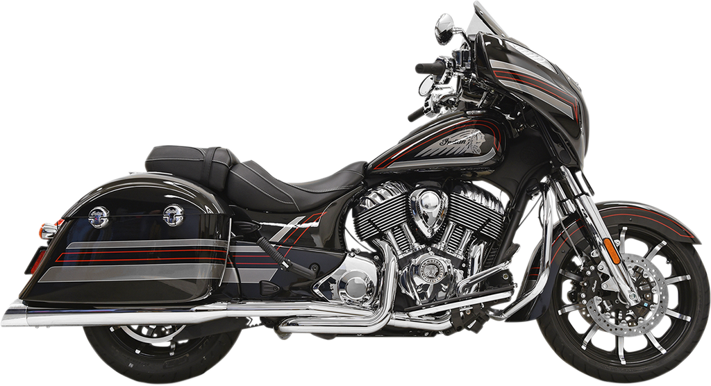 BASSANI XHAUST True Dual Exhaust with Chrome Finish, Part 8C16S