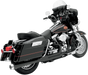 BASSANI XHAUST Heat Shield Set - Black HS-FLH-637CLB